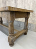 199cm Faded Grey Solid Oak Farmhouse Refectory Dining Table