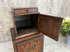 19th Century Continental Style Marquetry Bedside Cabinet Box