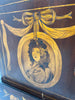 19th Century Continental Style Marquetry Bedside Cabinet Box