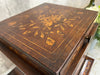 19th Century Continental Style Marquetry Bedside Cabinet Box