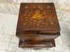 19th Century Continental Style Marquetry Bedside Cabinet Box