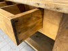 Two Piece Dresser with Cabinets and Pigeon Hole Storage