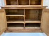Two Piece Dresser with Cabinets and Pigeon Hole Storage