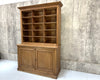 Two Piece Dresser with Cabinets and Pigeon Hole Storage