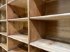 Two Piece Dresser with Cabinets and Pigeon Hole Storage
