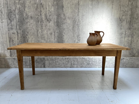 200.5cm Taper Leg Dining Kitchen Table