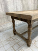 200cm Silvered Oak Farmhouse Refectory Dining Table