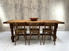202cm Solid Oak French Farmhouse Dining Table