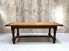 202cm Solid Oak French Farmhouse Dining Table