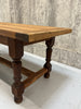 202cm Solid Oak French Farmhouse Dining Table