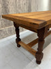 202cm Solid Oak French Farmhouse Dining Table