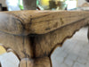 209.5m Stripped Solid Oak Louis XV Style Dining Table