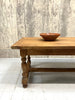 219cm Honey Coloured Solid Oak Farmhouse Refectory Dining Table