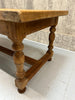 219cm Honey Coloured Solid Oak Farmhouse Refectory Dining Table