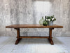 220cm Solid Oak Monastery Dining Table