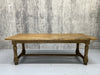 220cm Solid Waxed Oak Farmhouse Refectory Dining Table