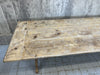 228cm French Rustic X Frame Wavy Leg Farmhouse Refectory Table