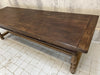 250.5cm French Burgandy Region Refectory Farmhouse Dining Table (with 2 Sliding Door Bagette Compartment)