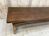 250.5cm French Burgandy Region Refectory Farmhouse Dining Table (with 2 Sliding Door Bagette Compartment)