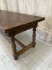 250.5cm French Burgandy Region Refectory Farmhouse Dining Table (with 2 Sliding Door Bagette Compartment)