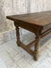 250.5cm French Burgandy Region Refectory Farmhouse Dining Table (with 2 Sliding Door Bagette Compartment)