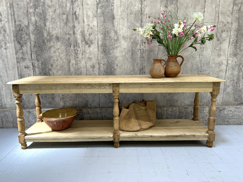 250.5cm Oak Drapers Table / Kitchen Island
