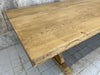 255cm Solid Oak Farmhouse Refectory Table