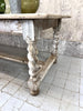 268cm Rustic Whitewashed Farmhouse Refectory Dining Table