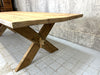 280cm X French Frame Rustic Farmhouse Refectory Table