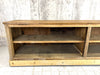 286cm Vintage Shop Counter Sideboard Open Shelves