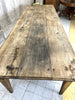 299cm Long Solid Oak 6 Taper Leg Refectory Dining Table