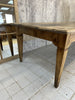 299cm Long Solid Oak 6 Taper Leg Refectory Dining Table