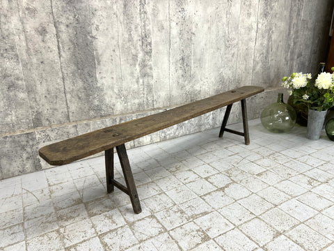 200cm Individual Solid Oak Bench