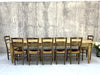 300cm Long Solid Oak Taper Leg Refectory Dining Table