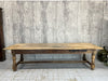300cm Solid Oak Rustic Refectory Dining Table