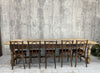 300cm Solid Oak Rustic Refectory Dining Table