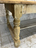 340cm French 5 Turned Leg Refectory Farmhouse Dining Table