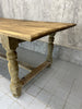 340cm French 5 Turned Leg Refectory Farmhouse Dining Table