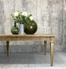 300cm Long Solid Oak 6 Taper Leg Refectory Dining Table