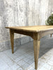 300cm Long Solid Oak 6 Taper Leg Refectory Dining Table