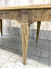 300cm Long Solid Oak 6 Taper Leg Refectory Dining Table