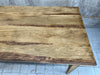 300cm Long Solid Oak 6 Taper Leg Refectory Dining Table