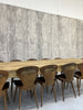 3m Long Solid Oak Refectory Dining Table with Tapered Legs