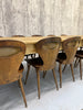 3m Long Solid Oak Refectory Dining Table with Tapered Legs