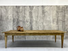 3m Long Solid Oak Refectory Dining Table with Tapered Legs