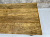 3m Long Solid Oak Refectory Dining Table with Tapered Legs