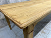 300cm Long Solid Oak 6 Taper Leg Refectory Dining Table