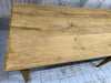300cm Long Solid Oak 6 Taper Leg Refectory Dining Table