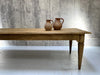 3m Long Solid Oak Taper Leg Refectory Dining Table