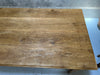 3m Long Solid Oak Taper Leg Refectory Dining Table